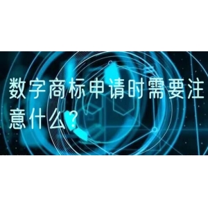 数字商标申请时需要注意什么？